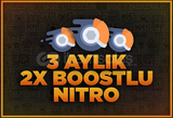 3 Aylık 2x Boostlu Nitro - anlık teslim