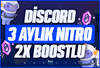 ✅3 Aylık + 2x Boostlu Nitro | Garantili!✅