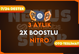 ⭐3 AYLIK 2X BOOSTLU⭐ NİTRO PROMO 