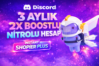 ✨ 3 Aylık 2x Boostlu Nitrolu Hesap + 1 Ay ✨