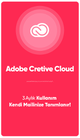 3 Aylık Adobe Creative Cloud Satın Al