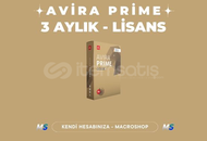 3 Aylık Avira Prime Lisans | Kendi Hesabınıza