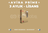 3 Aylık Avira Prime Lisans | Kendi Hesabınıza