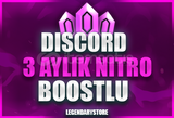 [ OTO TESLİM ] 3 AYLIK DİSCORD BOOSTLU NİTRO