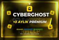 +3 Aylık CyberGhost Premium | Garantili