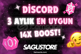 3 Aylık Discord 14x Boost | GARANTİ