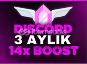 ⭐[BOTSUZ] 3 Aylık Discord 14X Server Boost