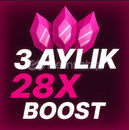 ⭐[3 AYLIK] Discord 28X Server Boost
