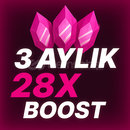 ⭐[3 AYLIK] Discord 28X Server Boost