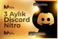 3 Aylık Discord Nitro 2x Boost