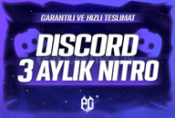 ⭐️ 3 AYLIK Discord Nitro 2x Boost 