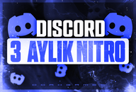 ⭐️ 3 AYLIK Discord Nitro 2x Boost 