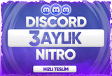 ⭐️ 3 AYLIK Discord Nitro 2x Boost 