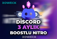 3 Aylık Discord Nitro 2x Boost | Oto Anlık