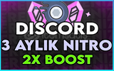 ⭐3 Aylık Nitro + 2x Boost 「OTO TESLIM」⭐