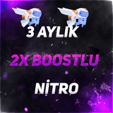 | ⭐ 3 Aylık Discord Nitro (2x Boostlu) ⭐ |