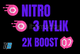 3 AYLIK DİSCORD NİTRO + 2X SUNUCU BOOST 