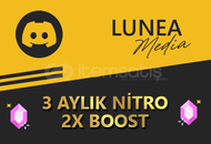 3 AYLIK DİSCORD NİTROLU HESAP