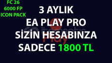 SİZİN HESABINIZA 3 AYLIK EA PLAY PRO 
