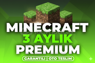 ⭐️3 AYLIK [GARANTİLİ] MİNECRAFT PREMİUM⭐️