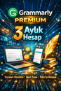 3 Aylık Grammarly Premium