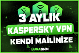 [3 Aylık] Kaspersky VPN + Premium (Garantili)