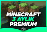 ⭐3 Aylık Minecraft Premium