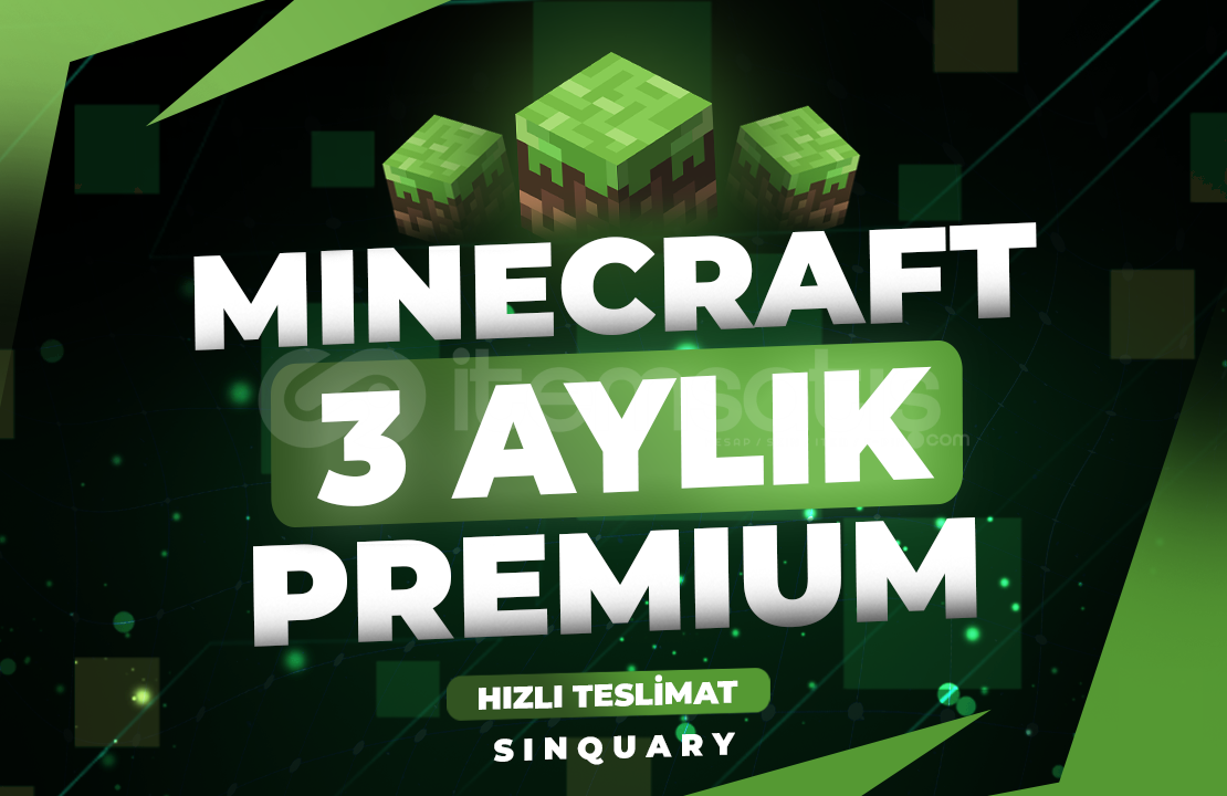 ⭐ 3 Aylık Minecraft Premium ⭐ 3 Aylık Minecraft Premium