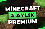 ⭐ 3 Aylık Minecraft Premium ⭐