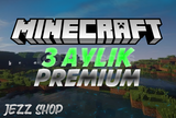 [Oto Teslimat] 3 Aylık Minecraft Premium