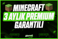 3 Aylık Minecraft Premium + Garanti