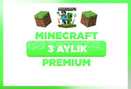 3 AYLIK MİNECRAFT PREMİUM+GARANTİ