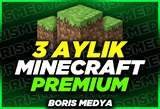 ✨(3 Aylık Minecraft Premium + Garanti)✨