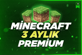 3 Aylık Minecraft Premium + Garanti