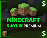 3 Aylık MİNECRAFT PREMİUM + GARANTİ