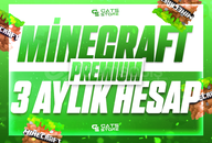 ⭐[3 AYLIK] MİNECRAFT PREMİUM + GARANTİ⭐
