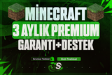 ⭐[3 AYLIK] MİNECRAFT PREMİUM + GARANTİ⭐