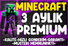 ❤️[KALİTE] 3 AYLIK MİNECRAFT PREMİUM HESAP⭐