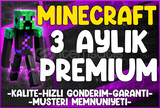 ❤️[KALİTE] 3 AYLIK MİNECRAFT PREMİUM HESAP⭐