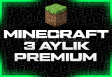 ⭐️3 Aylık Minecraft Premium + Garanti + anlık