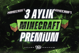 3 Aylık Minecraft Premium | Garanti - Sorunsuz