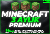 ⭐️3 Aylık Minecraft Premium |✅Garantili!