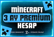 ⭐️[3 Aylık] Minecraft Premium | Garantili ⭐️