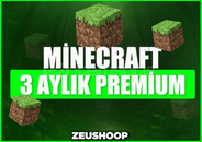 ⭐3 AYLIK MİNECRAFT PREMİUM[İNDİRİMLİ+GARANTİLİ]⭐