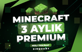 3 Aylık Minecraft Premium / Oto-Teslim