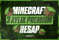 ⭐3 Aylık Minecraft Premium | OTO TESLİM