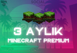 3 Aylık Minecraft Premium - Otomatik