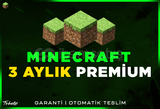 3 Aylık MİNECRAFT PREMİUM + Sorunsuz