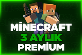  3 Aylık Minecraft Premium + Sorunsuz