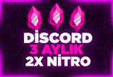 ⭐️ 3 Aylık Nitro 2x Boost⭐️